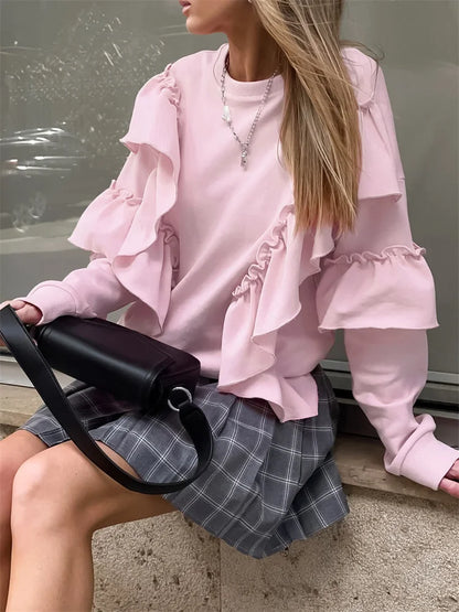 Roan Ruffles Sweatshirt
