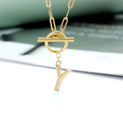 The Initial Toggle Necklace