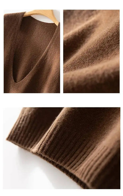 | Deep-V Wool Vest
