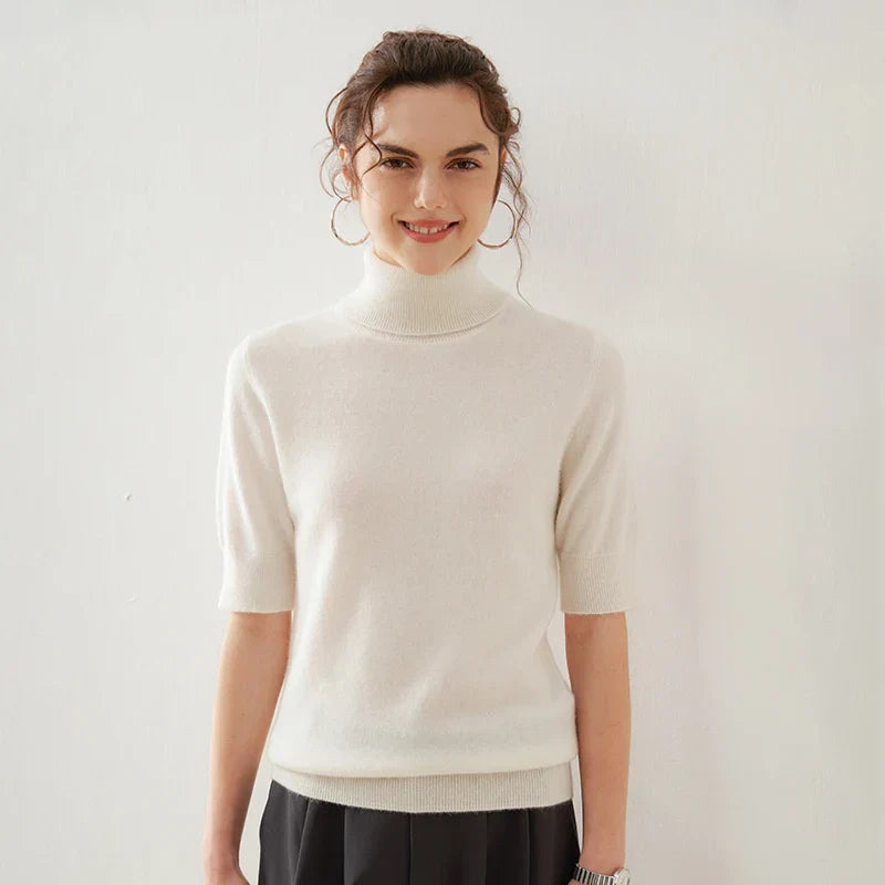 | Cashmere Turtleneck Tee