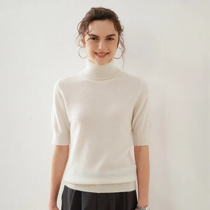 | Cashmere Turtleneck Tee