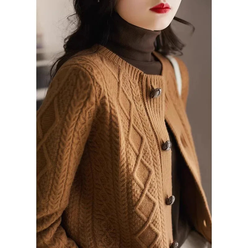| Cable Knit Cardigan