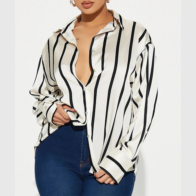 | Satin Stripe Shirt
