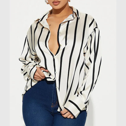 | Satin Stripe Shirt