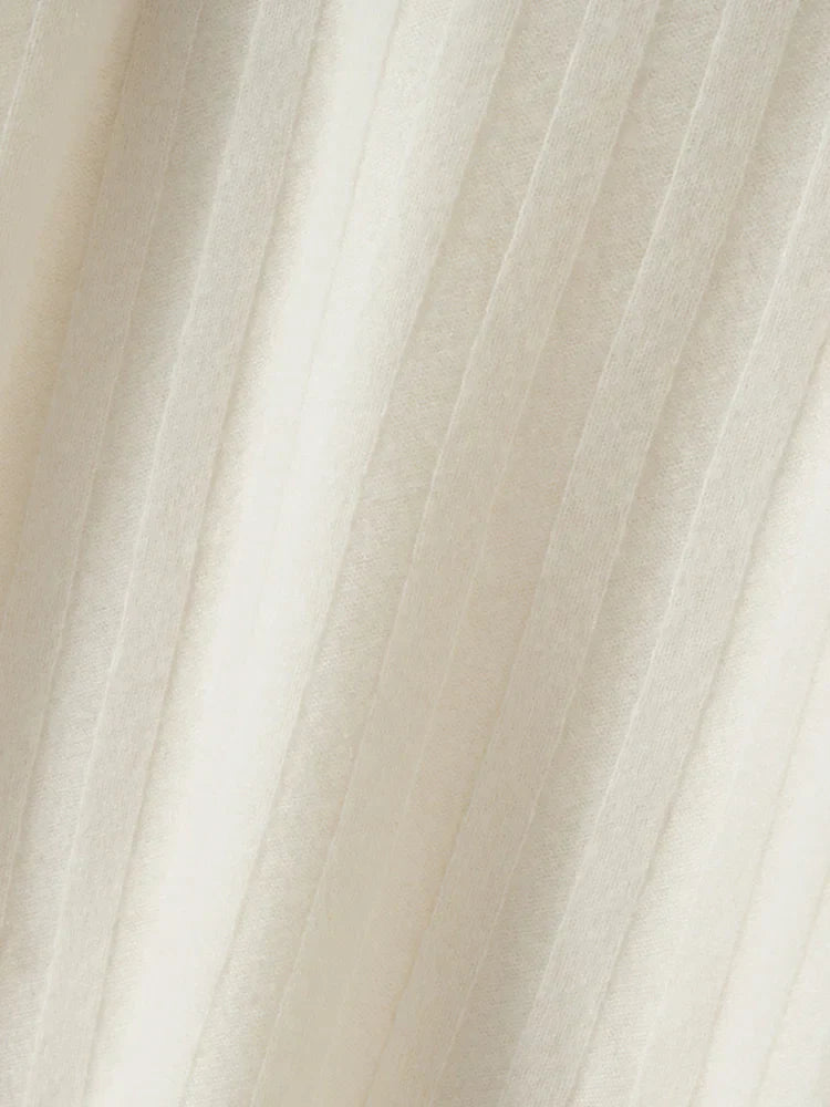| Buttoned Cashmere Sweater