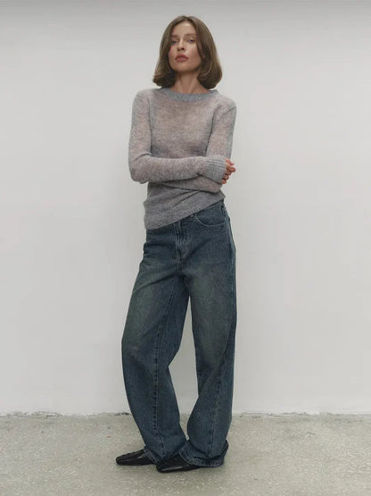 | Mohair Crewneck