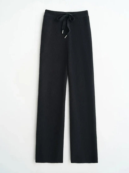 | Wool Knitted Wide Leg Pants
