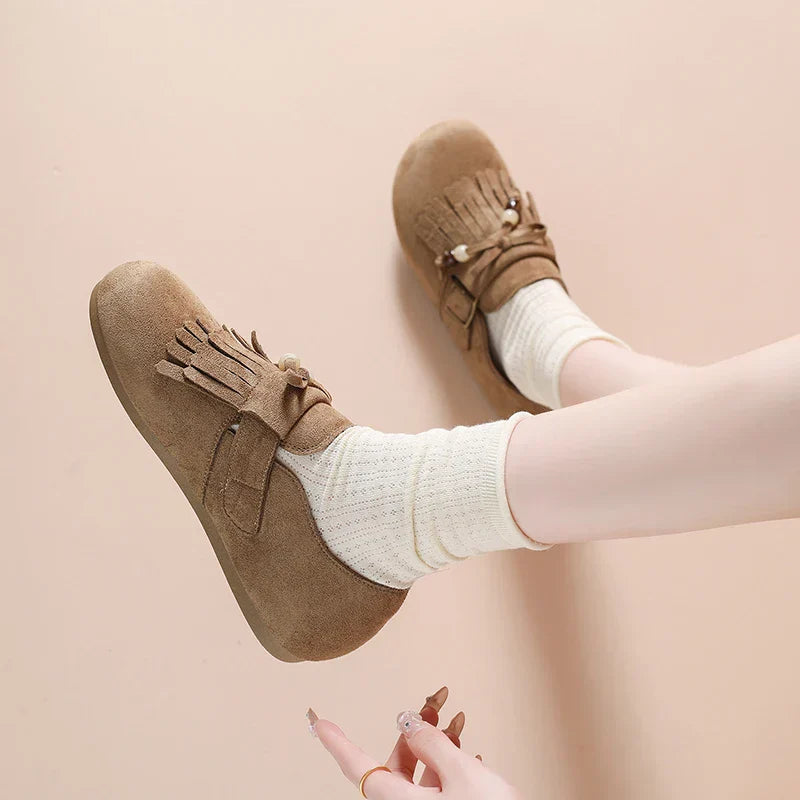 | Fringe Bead Loafers