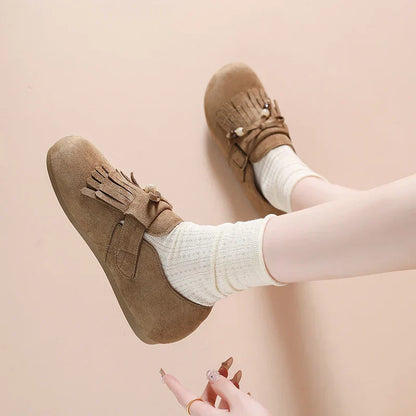| Fringe Bead Loafers