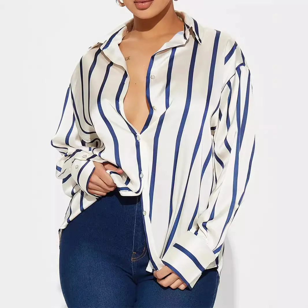 | Satin Stripe Shirt
