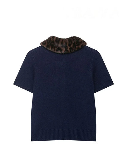 Aerin Navy Cardigan