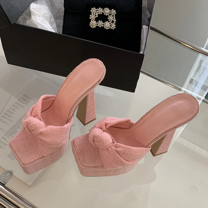 Catwalk Extreme Platform High Heels Slippers