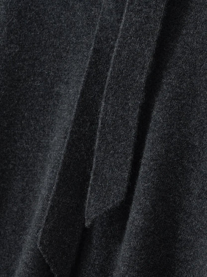 | Cashmere Pullover with Scarf Collar