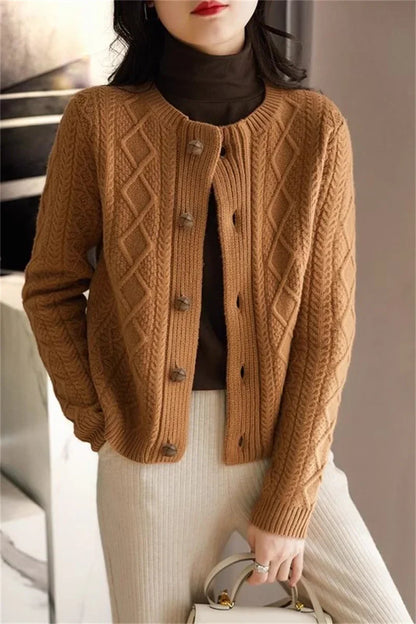 | Cable Knit Cardigan