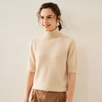 | Cashmere Turtleneck Tee