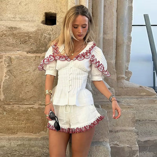 Amara Embroidered Set