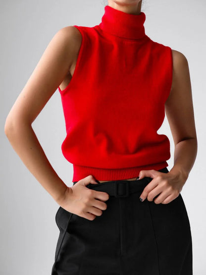 | High-Neck Vest