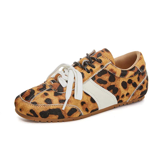 | Step Shoes in Leopard Print