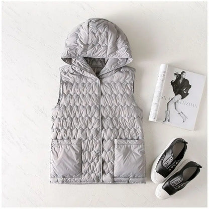 | Puffer Vest in Gold