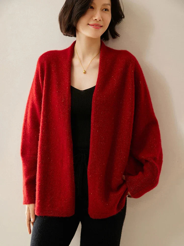 | Cashmere Shawl Sweater