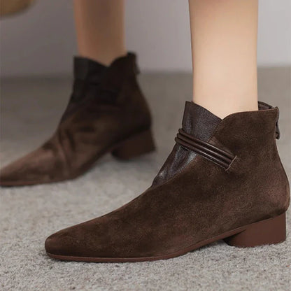 | Italian Crest Suede Boots