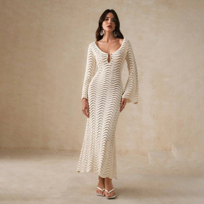 | Open-Knit Dress