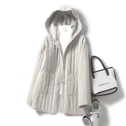 | Quilted Hooded Coat