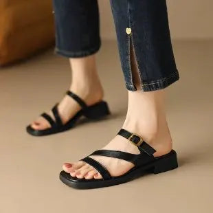 | Strap Slide Sandals