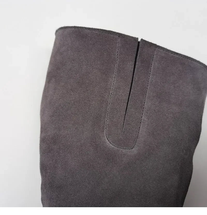 | Shearling Riding Boots