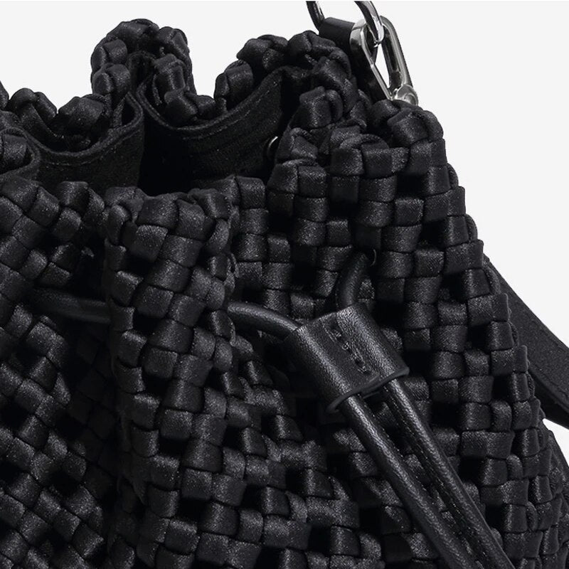 Silk Woven Handbag by Marcella