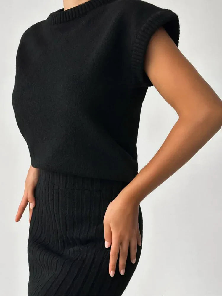 | Rib Sleeveless Set
