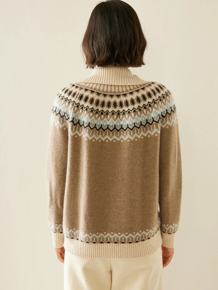 | Cashmere Zip-Up