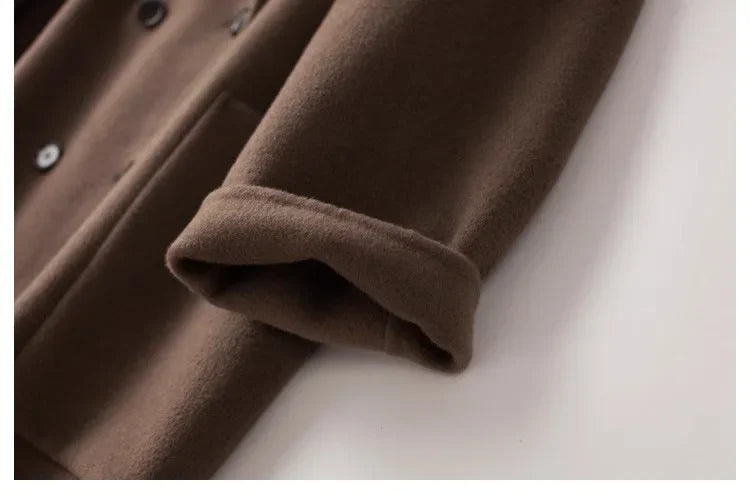 | Wool Herringbone Coat