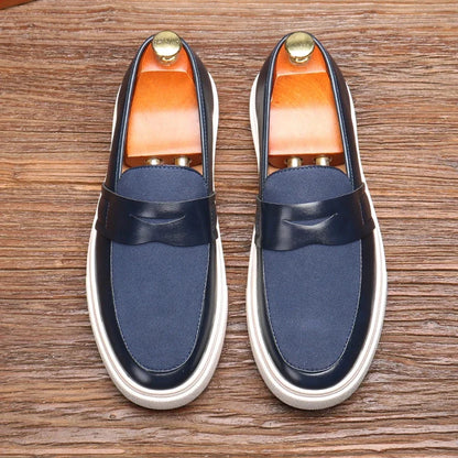 Leather Loafers | Slip-On Penny Style | Maison Collection