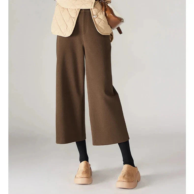 | Woolen Wide Leg Pants