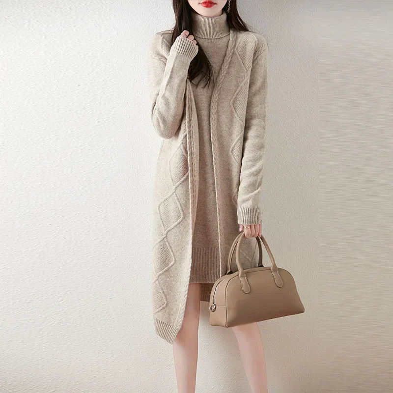| Cable-Knit Cardigan