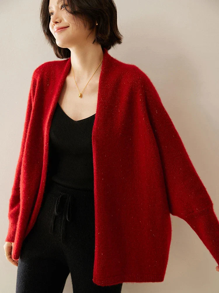 | Cashmere Shawl Sweater