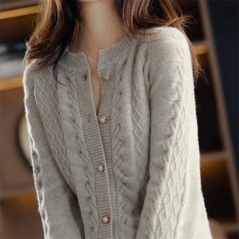 | Pearl Button Cardigan