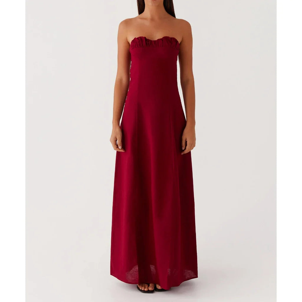 Ruched Floral Off Shoulder A-Line Vacation Dress