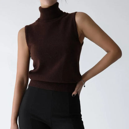 | High-Neck Vest