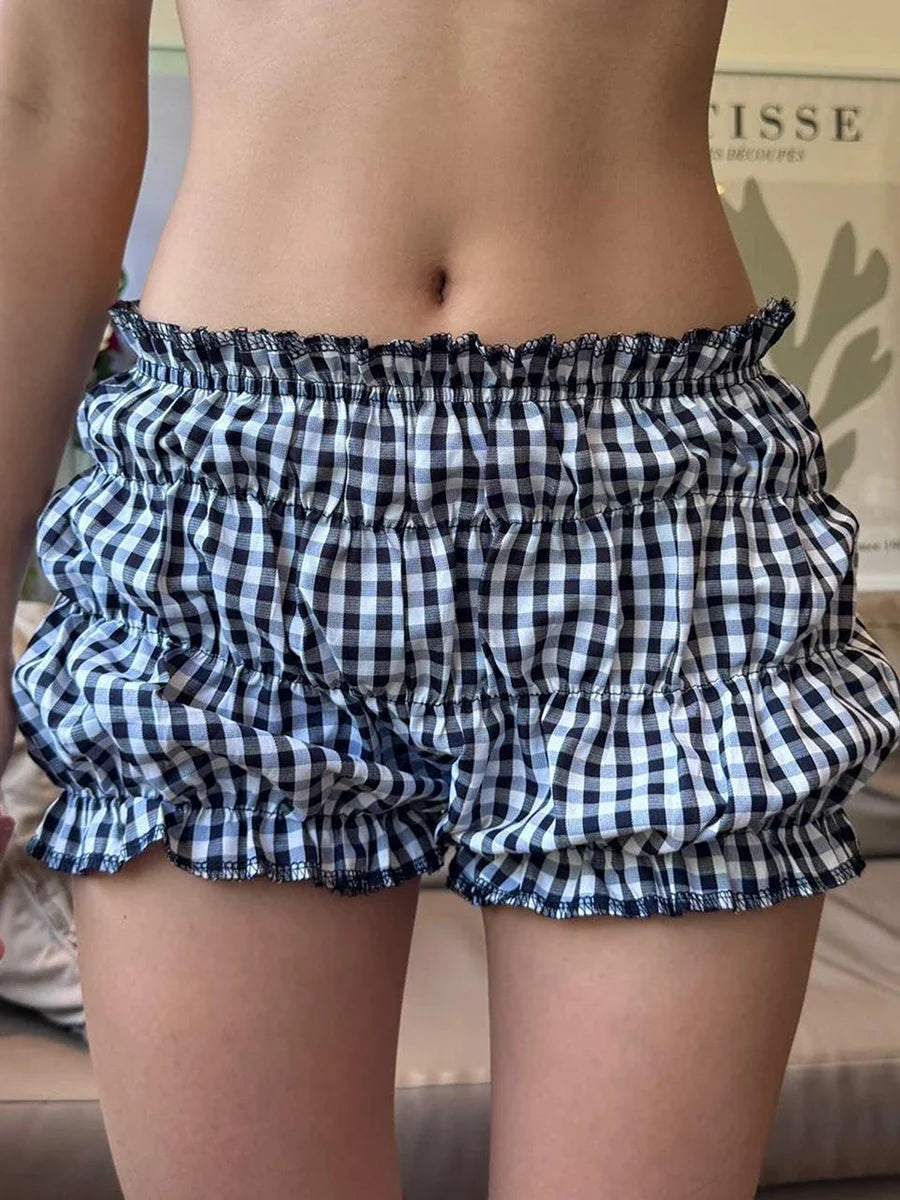 Striped Patchwork Vacation Short