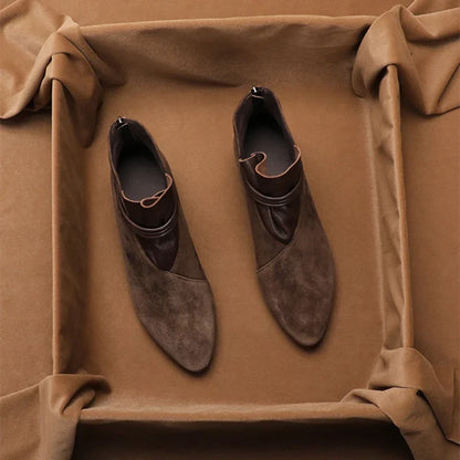 | Italian Crest Suede Boots