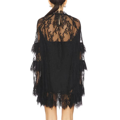 Niki Lace Sheer Dress