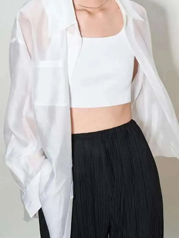 | Silk Poplin Blouse