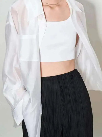 | Silk Poplin Blouse