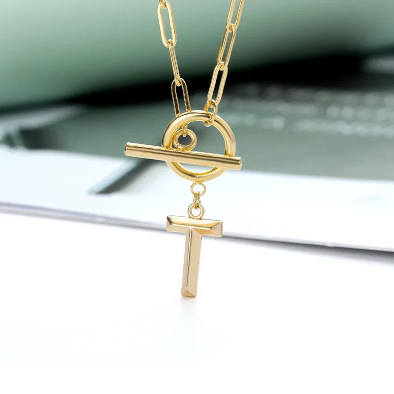 The Initial Toggle Necklace