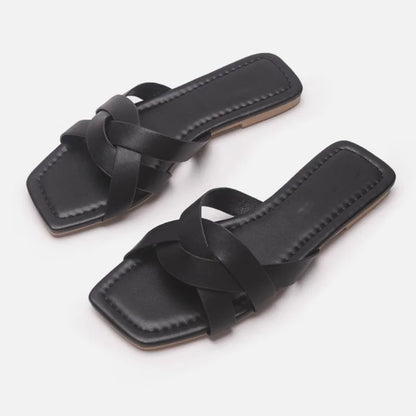 | Woven Slide Sandals