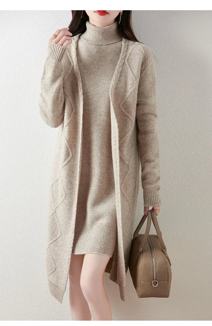 | Cable-Knit Cardigan