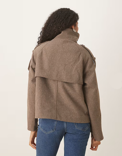 Anastasia Cropped Trenchcoat