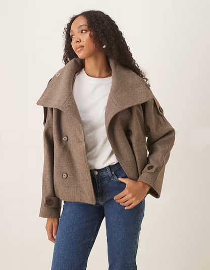 Anastasia Cropped Trenchcoat